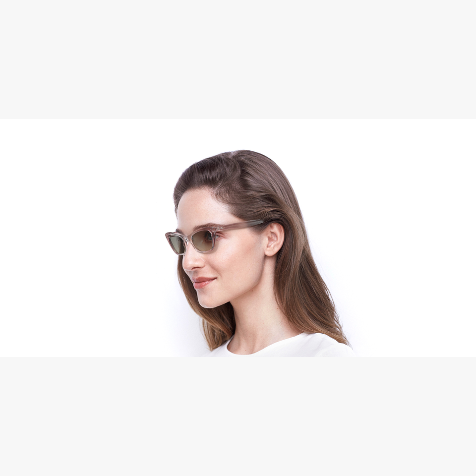 Lunettes de soleil femme LADY BURBANK 0RB2299 blanc - Vue de face