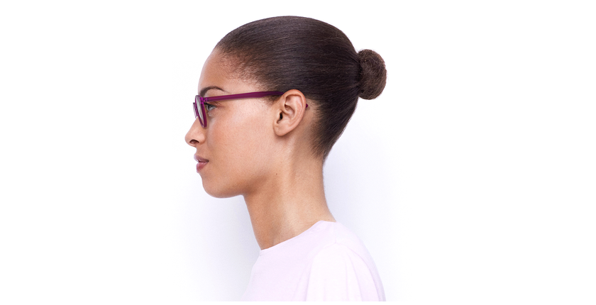 LUNETTES DE VUE femme RZERO3 violet - Vue de côté