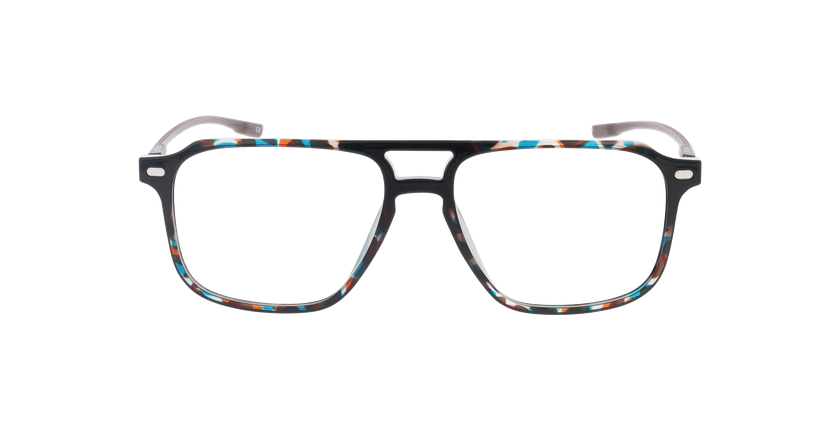 Lunettes de vue homme MAGIC245 écaille bleu/bleu - Vue de face