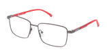 Lunettes de vue homme HECTOR gun - Vue de face