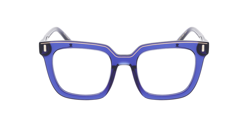 Lunettes de vue femme CARACTERES FIL D'OR REVEUSE bleu - Vue de face