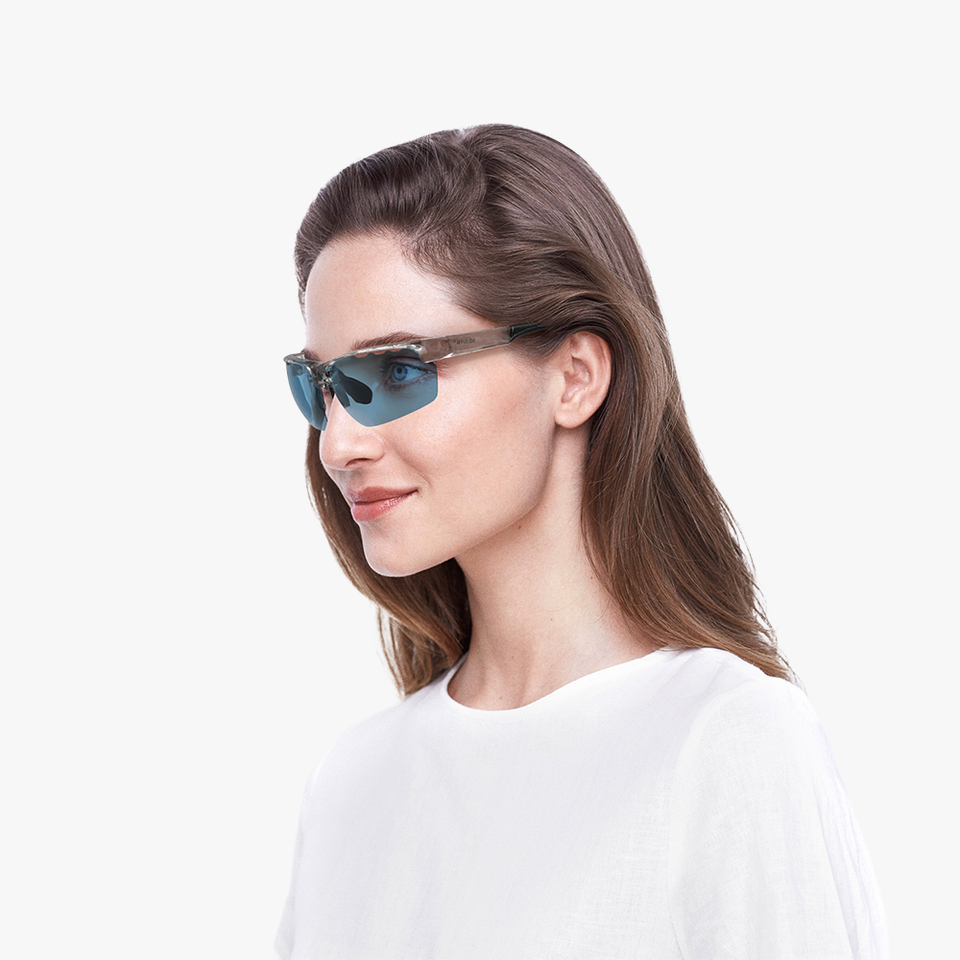 Lunettes de soleil ARVE POLARIZED blanc - Vue de face