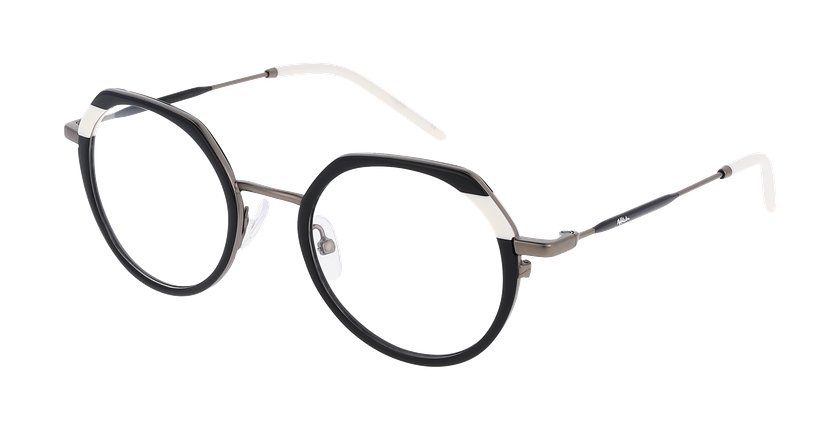 Lunettes de vue femme MAGIC223 noir/blanc - Vue de face