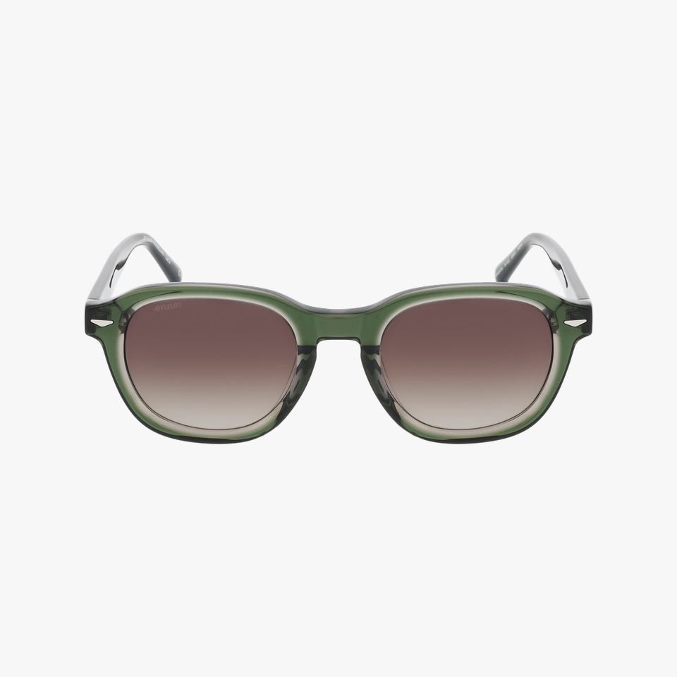 Lunettes de soleil homme BELLUNO vert - Vue de face