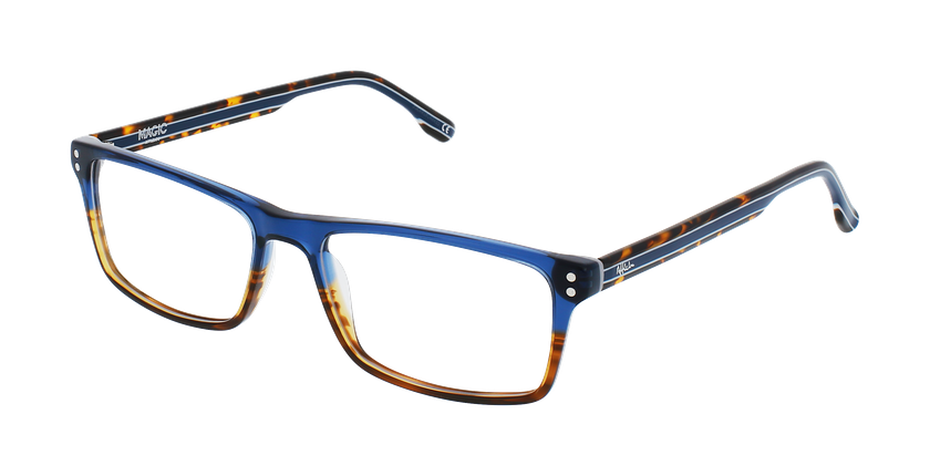 Lunettes de vue homme MAGIC206 bleu - Vue de face