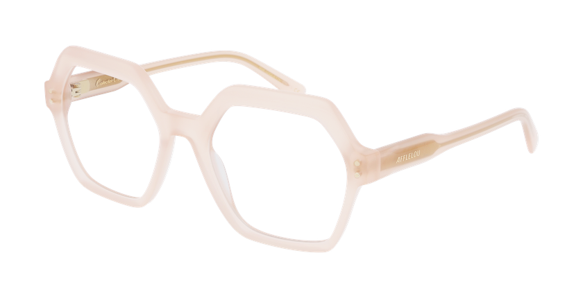 Lunettes de vue femme CARACTÈRES COQUETTE marron - Vue de face