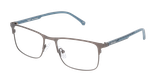 Lunettes de vue homme HENDRICK gun/gris - Vue de face
