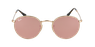LUNETTES DE SOLEIL homme ROUND METAL 0RB3447N doré