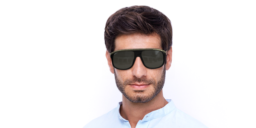 LUNETTES DE SOLEIL homme MARC 388/S noir/bleu