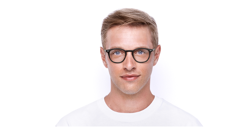 LUNETTES DE VUE FORTY anti-lumière bleue Écaille écaille/écaille - Vue de face