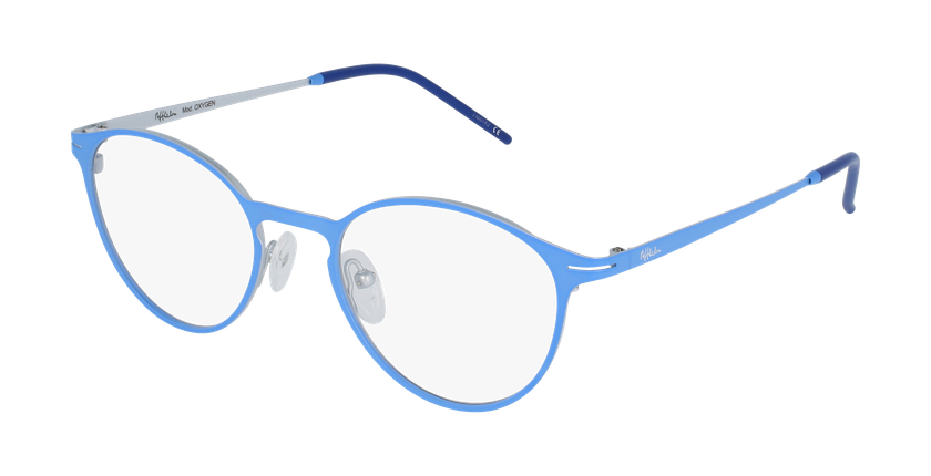 LUNETTES DE VUE femme OXYGEN bleu/argenté - Vue de face