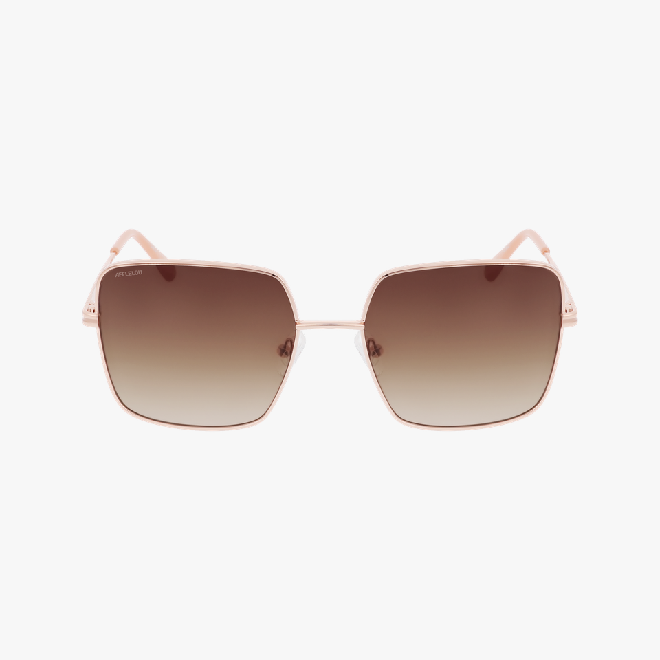 Lunettes de soleil femme ESTELA rose - Vue de face