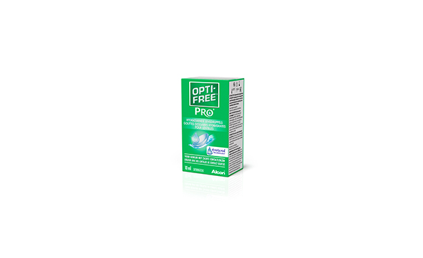 Opti-free Pro Hydratant 10 ml - Vue de face