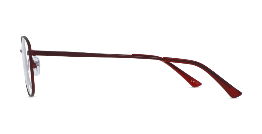 LUNETTES DE VUE femme RZERO 33 rouge - Vue de face
