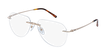 LUNETTES DE VUE MAGIC 138 doré/bleu - Vue de face