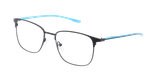 Lunettes de vue homme MAGIC242 noir/bleu - Vue de face