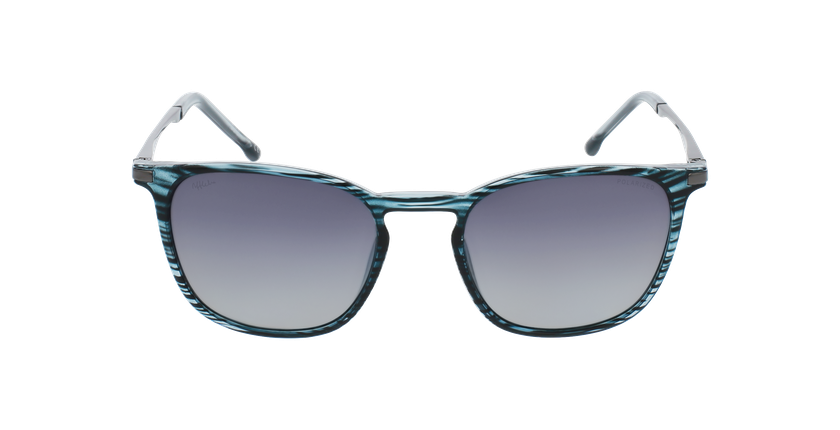 LUNETTES DE SOLEIL homme TRENT bleu - Vue de face