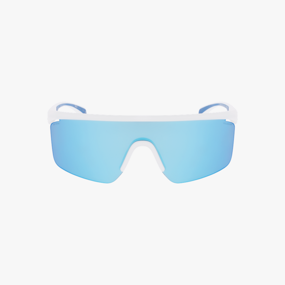 Lunettes de soleil CANYON POLARIZED blanc - Vue de face