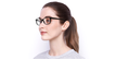 LUNETTES DE VUE femme RZERO4 noir - vue de 3/4