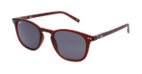 LUNETTES DE VUE FORTY solaire Bordeaux rouge/rouge - vue de 3/4
