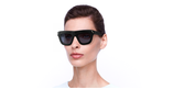 LUNETTES DE SOLEIL femme VB642S noir - vue de 3/4