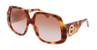 LUNETTES DE SOLEIL femme LO709S écaille - Vue de face