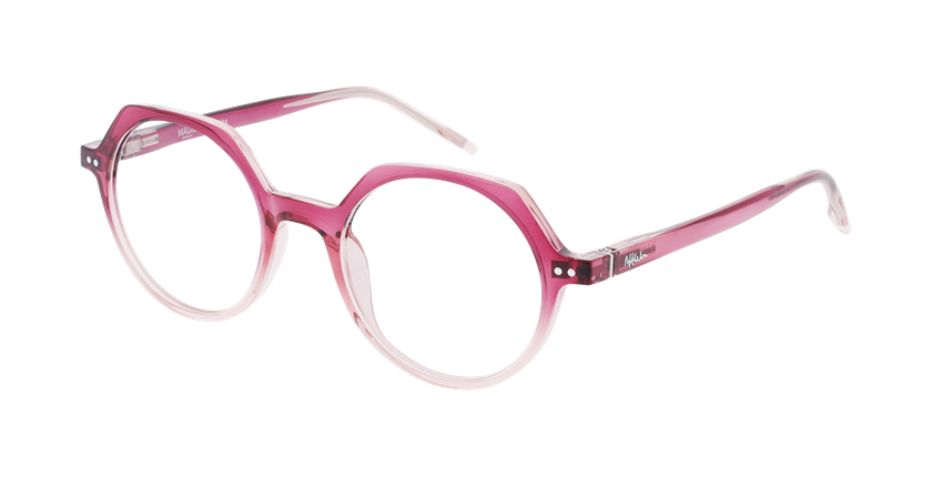 Lunettes de vue enfant VERA violet dégradé/rose - Vue de face