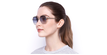 LUNETTES DE SOLEIL femme MALE rose - Vue de face