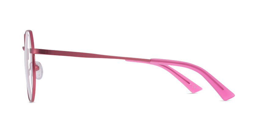 Lunettes de vue femme RZERO40 rose/dorée - Vue de face