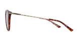 LUNETTES DE VUE femme MAGIC NAWELL rouge/doré - Vue de face