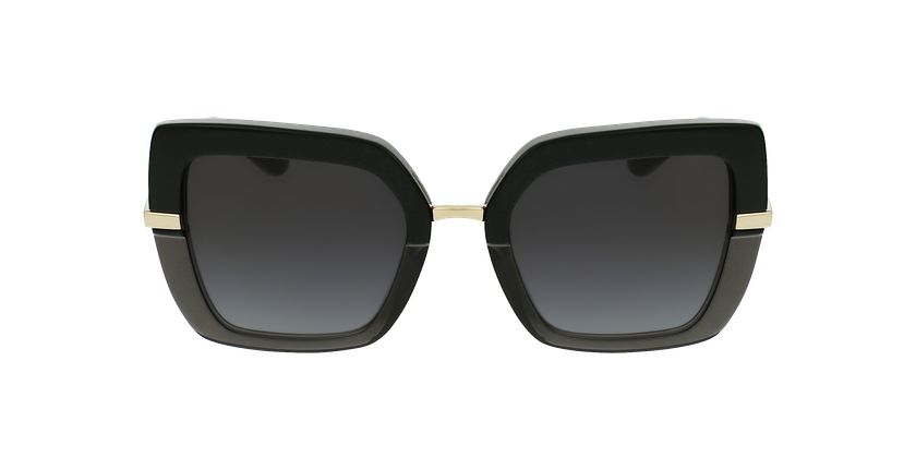 LUNETTES DE SOLEIL femme 0DG4373 noir/doré - Vue de face