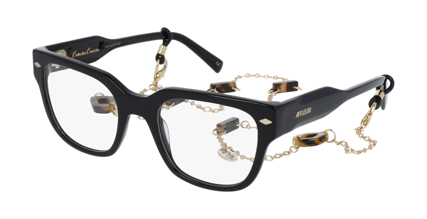 Lunettes de vue femme CARACTÈRES AUDACIEUSE noir - Vue de face