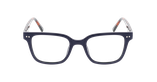 Lunettes de vue enfant LENI bleu/écaille - Vue de face