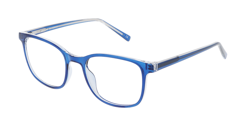 Lunettes de vue homme RZERO45 bleu - Vue de face