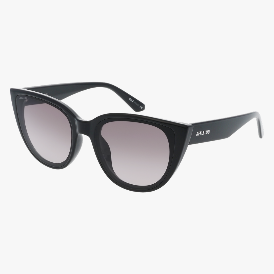 Lunettes de soleil femme ROMANA noir - Vue de face