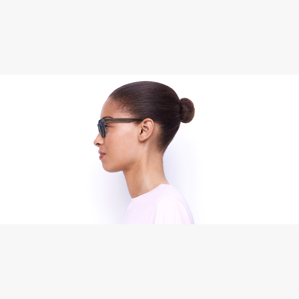Lunettes de soleil COCO blanc - Vue de face