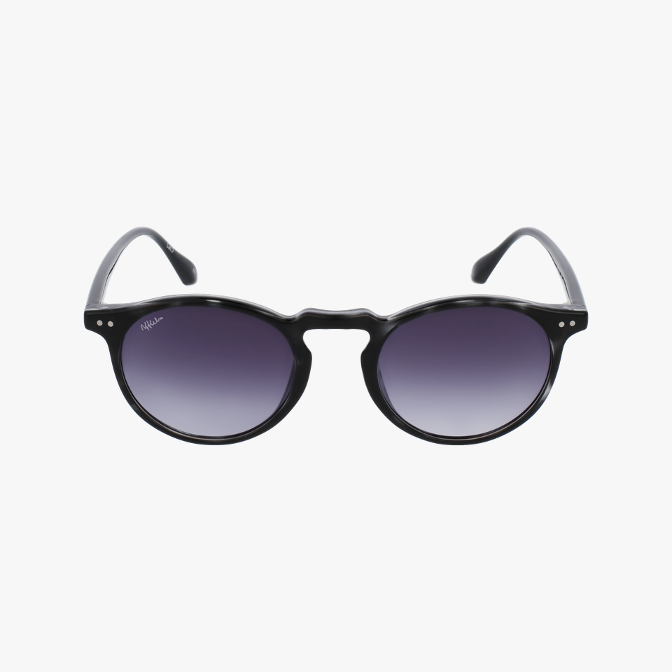 Lunettes de soleil LULI écaille/noir - Vue de face