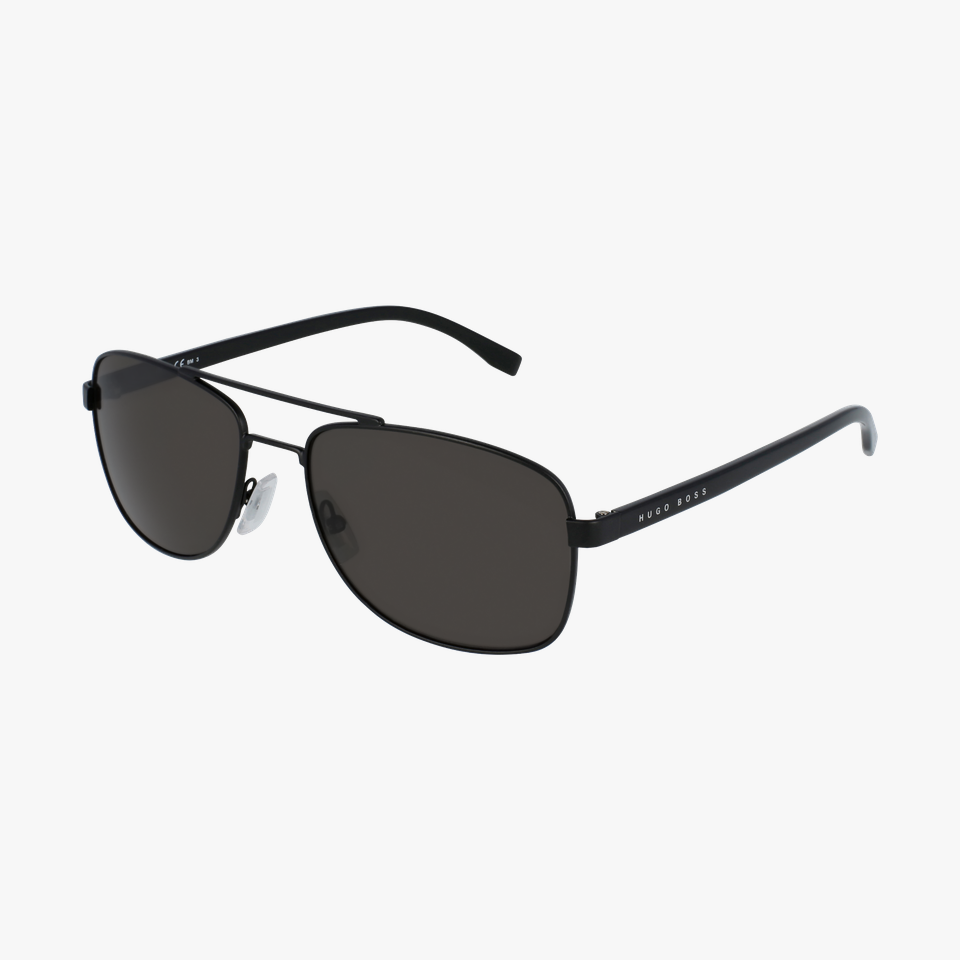 Lunettes de soleil homme 0762S noir - Vue de côté