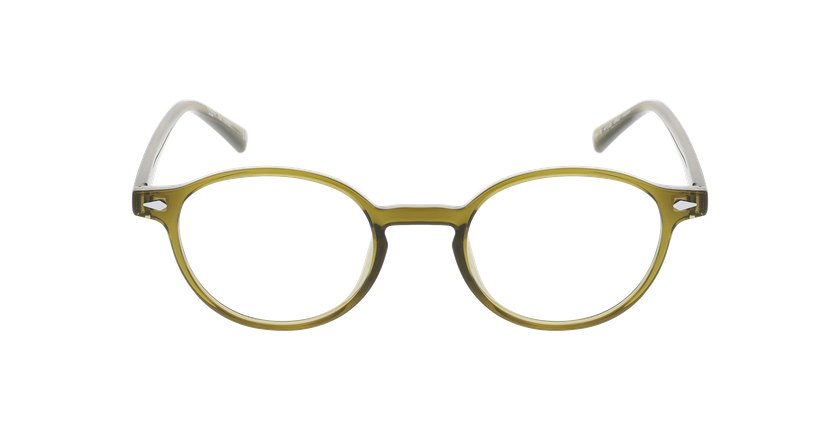Lunettes de vue homme HARVEY vert - Vue de face