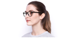 LUNETTES DE VUE femme RZERO2 noir - vue de 3/4