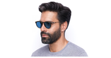 LUNETTES DE SOLEIL homme L609SND écaille - vue de 3/4
