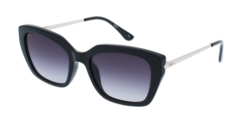 LUNETTES DE SOLEIL femme MINA noir/doré - Vue de face
