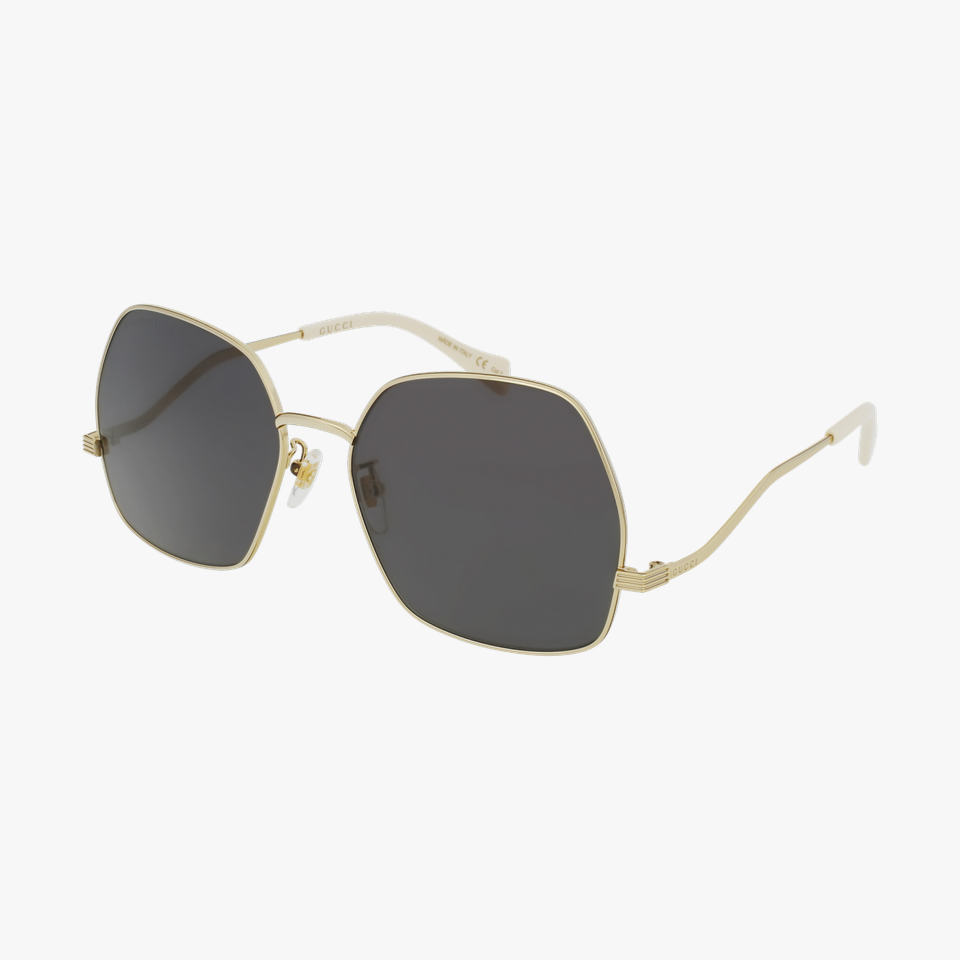 Lunettes de soleil femme GG0972S dorée - Vue de 3/4