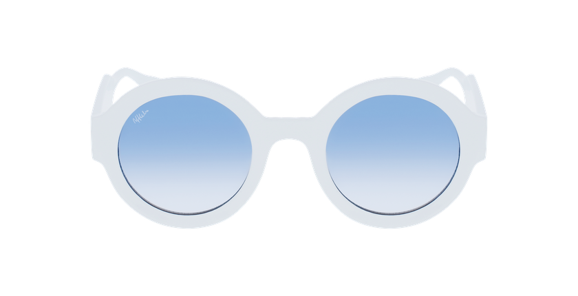LUNETTES DE SOLEIL femme JOSEFA blanc - Vue de face