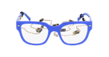 Lunettes de vue femme CARACTÈRES AUDACIEUSE bleu - Vue de face