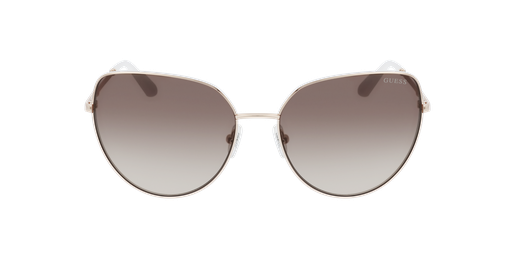 LUNETTES DE SOLEIL femme GU7784 doré/rose mat Vue de face
