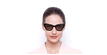 LUNETTES DE SOLEIL femme SL 466 noir - Vue de face