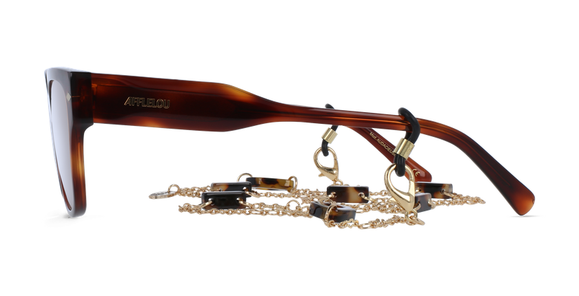 LUNETTES DE VUE femme AUDACIEUSE écaille - Vue de face