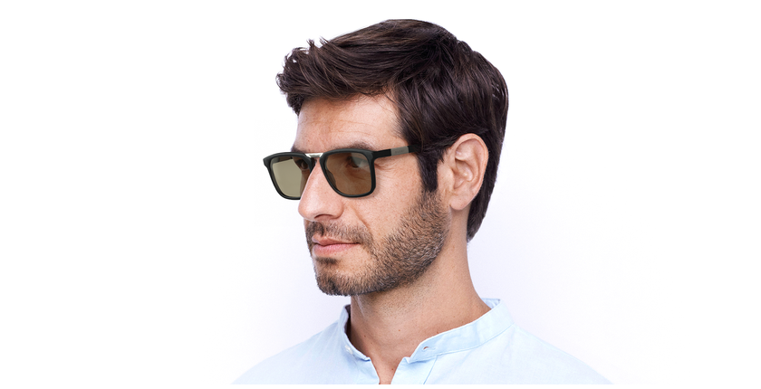 LUNETTES DE SOLEIL homme GG0842S noir - vue de 3/4