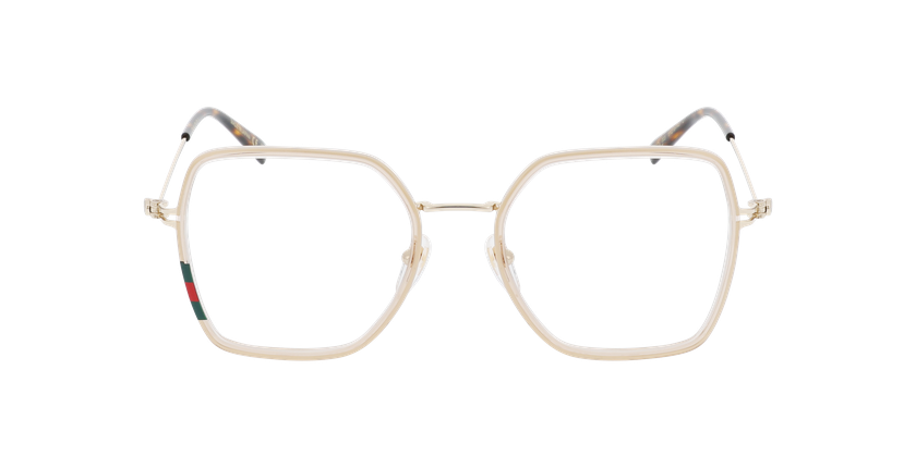 Lunettes de vue femme MAGIC 317 dorée - Vue de face